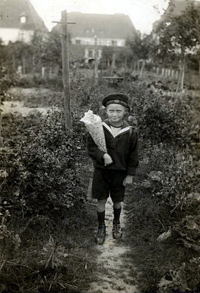 【旧照片】1900年左右，德国小学生的水...