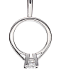 Diamond Solitaire charm for Harry Winston Charms bracelet in platinum with diamonds. Charms from $2,300.