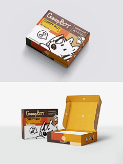 一只呆毛采集到纸盒设计