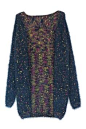 ROMWE | Sequined Buttonless Loose Mohair Cardigan, The Latest Street Fashion