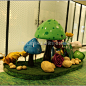 卡通蘑菇商场美陈dp点 梦幻蘑菇系列景观小品设计
