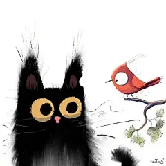 女生头像｜来！云养小黑猫啦～
画师iDan Tavis笔下或可爱或沙雕的炸毛小黑猫
 
头像推荐｜插画鉴赏｜猫咪
@薯条小助手  @薯队长  @知识薯