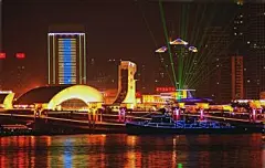 武汉江滩边风景图片_好搜图片