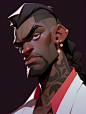 AI-20230426_01 Stylized black man