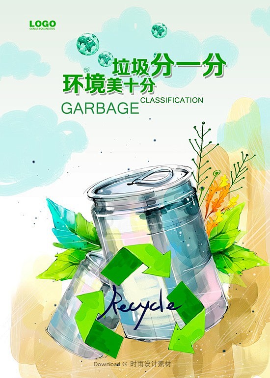 垃圾分类宣传海报