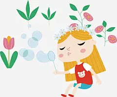 手绘可爱卡通小女孩吹泡泡插画矢高清素材 做游戏的儿童 嬉戏 小女孩 小女孩吹泡泡插画 手绘儿童 手绘可爱卡通小女孩吹泡泡插画矢量元素免费下载 插画 游戏 玩耍 骑车 元素 免抠png 设计图片 免费下载 页面网页 平面电商 创意素材