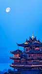 西湖﻿吴山天风