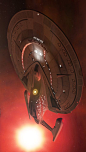 Starship Sovereign by Jetfreak-7.deviantart.com on @deviantART: 