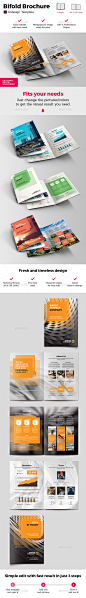 Universal Bifold Brochure Indesign Template - Brochures Print Templates