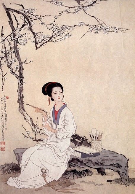 古代中国美女的三围标准：胸围不高臀围高|...