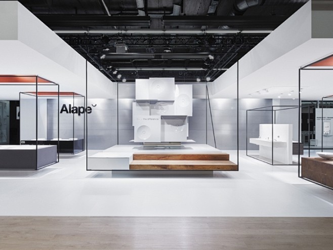 简约的法兰克福Alape展览空间创意设计