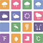 扁平天气图标_新图网 https://www.88icon.com