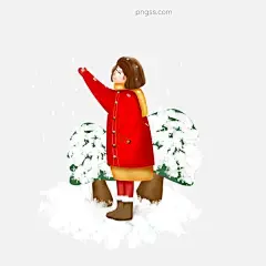 看雪景的短发女孩图片大小2000x2000px 图片尺寸1.25 MB 来自PNG搜索网 pngss.com 免费免扣png素材下载！白色#冬天#红色#卡通#卡通手绘#女孩#手绘#小女孩#欣赏雪景#雪景#