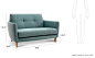 Ballot Jade Loveseat contemporary-love-seats