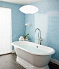 【治愈系浴室】蓝蓝的浴室是另一个解压场所~