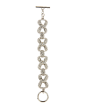 Oscar de la Renta Pave Chain-Link Bracelet