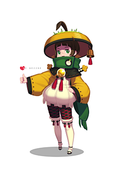 5头身q版女角色