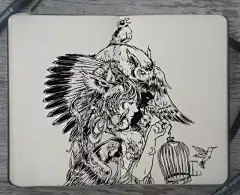 他每天一幅钢笔手绘，已经坚持365天！