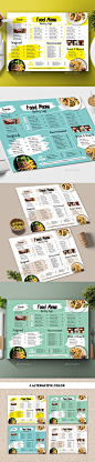 Modern Food Menu Design Template - Food Menus Print Template Vector EPS, AI Illustrator Template. Download here: https://graphicriver.net/item/modern-food-menu/18705548?ref=yinkira: 