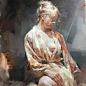 Jian WU Pastel -detail - Catherine La Rose (11)