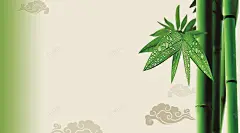 绿色渐变绿竹云纹中国风名片背景 背景 设计图片 免费下载 页面网页 平面电商 创意素材