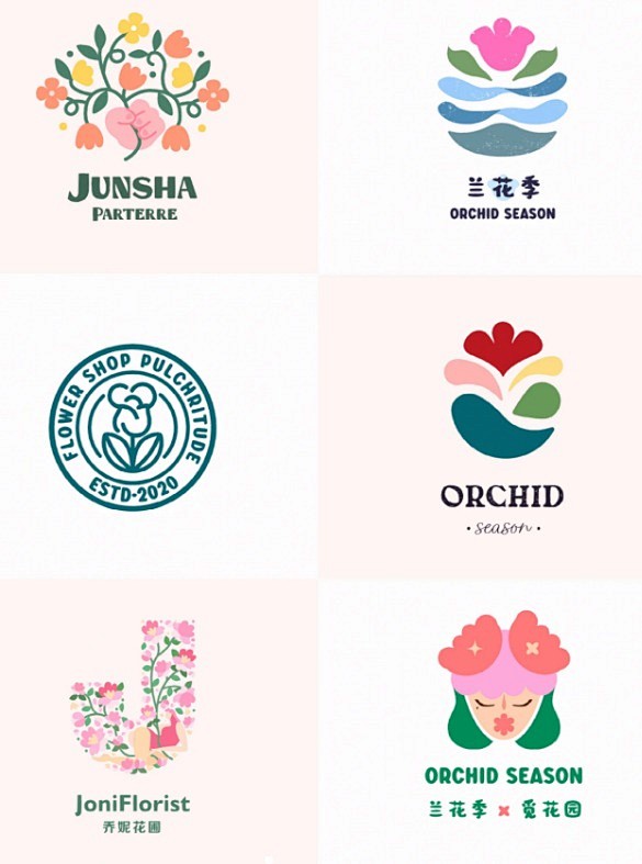 多元素结合logo