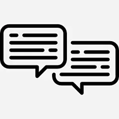 对话框图标高清素材 对话 聊天 语音 谈话 免抠png 设计图片 免费下载