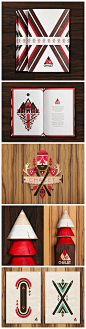 画册设计，Target Chalet Identity by Aaron Melander