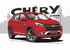 【图】【周先生插画室】16款汽车插画！当初发图片要画的小伙伴注意啦！_广东论坛_汽车之家论坛