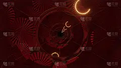 墙上的纸扇