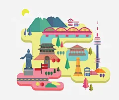 扁平风中国古人石像高清素材 免抠 页面网页 平面电商 创意素材 png素材