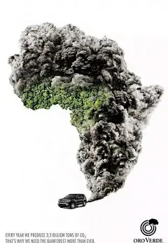 #海报美学# 一组运用联想创意的公益广告 ​​​​