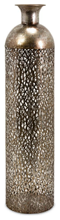 Elise Tall Cutwork Bottle - contemporary - Vases - IMAX Worldwide Home@北坤人素材