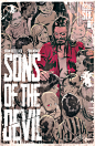 SONS OF THE DEVIL Covers 6-10 : My covers for Sons of the devil 6-10. Also included in the second TPB.