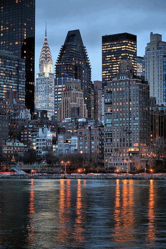East River, New York...