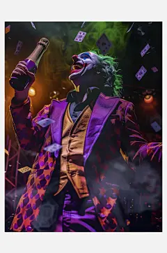 数字艺术小丑插画-众图网