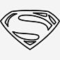 超人图标 https://88ICON.com 电影 漫画 标志 标识 superheroe 直流