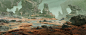 沙漠 - desert, hb 。 : 沙漠 - desert by hb 。 on ArtStation. _场景素材（自然景观）_T2021923 #率叶插件，让花瓣网更好用_http://ly.jiuxihuan.net/?yqr=15194202#
