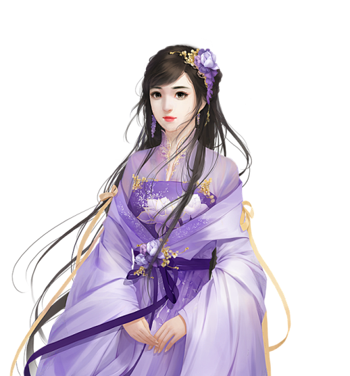 紫衣女子_540