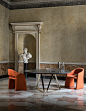 Excellence made in Italy : Tribute to art and iconic furniture setting in the ex Collegio delle Fanciulle in Milan.