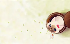 唯美意境小清新创意手绘插画高清桌面壁纸第一辑