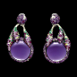 de Grisogono - Jewellery, High Jewellery, Timepieces Collection.  White gold - amethysts - white diamonds - emeralds - peridots - rubies - pink sapphires: 