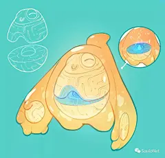 果冻世界 | 没有停止过追寻动画梦的画师《JelyBots》美术欣赏 : 《JelyBots》是由美国画师Nicholas Kole独自制作6年的个人动画概念美术，动画风格十分可爱讨喜，如果冻一般的水母十分Q弹可爱。