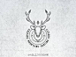 鹿元素logo设计