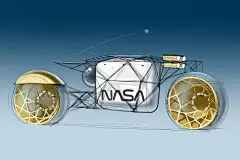这辆概念性的 NASA 摩托车是为在月球上制作甜甜圈而设计的！ - 扬科设计
