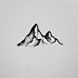 A simple stippled mountain from a few days ago.   I have been doodling most of my life, and now it is slowly turning into a career. How neat is that?: 