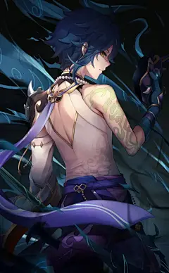 男女通吃的温柔美强惨，这样的魈大人是不是帅过头了丨【原神】魈 人物壁纸特辑