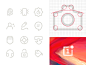OnePlus Iconography | Case Study line ar app icons oneplus guidelines icons design icons set icons icon case study iconography