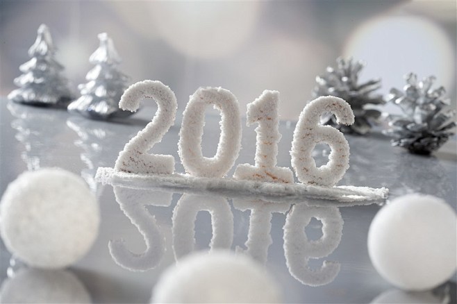 精美2016新年字体设计高清图片