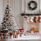 jyighqp09037_Frosted_Christmas_tree_with_themed_decorations_sur_17931043-caa4-49f7-a3f2-b8d006cdcaea